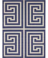 Bayshore Home Anzu Anz1 Navy Blue Area Rug Collection