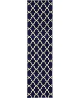 Bayshore Home Arbor Arb2 Navy Blue Area Rug Collection