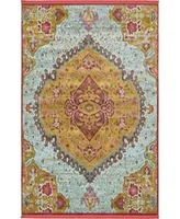 Bayshore Home Kenna Ken1 Gold Area Rug Collection