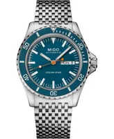 Mido Men's Swiss Automatic Ocean Star Tribute 75th Anniversary Stainless Steel Bracelet Watch 41mm