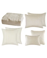 5th Avenue Lux Noelle 7-Piece Comforter Set, Queen