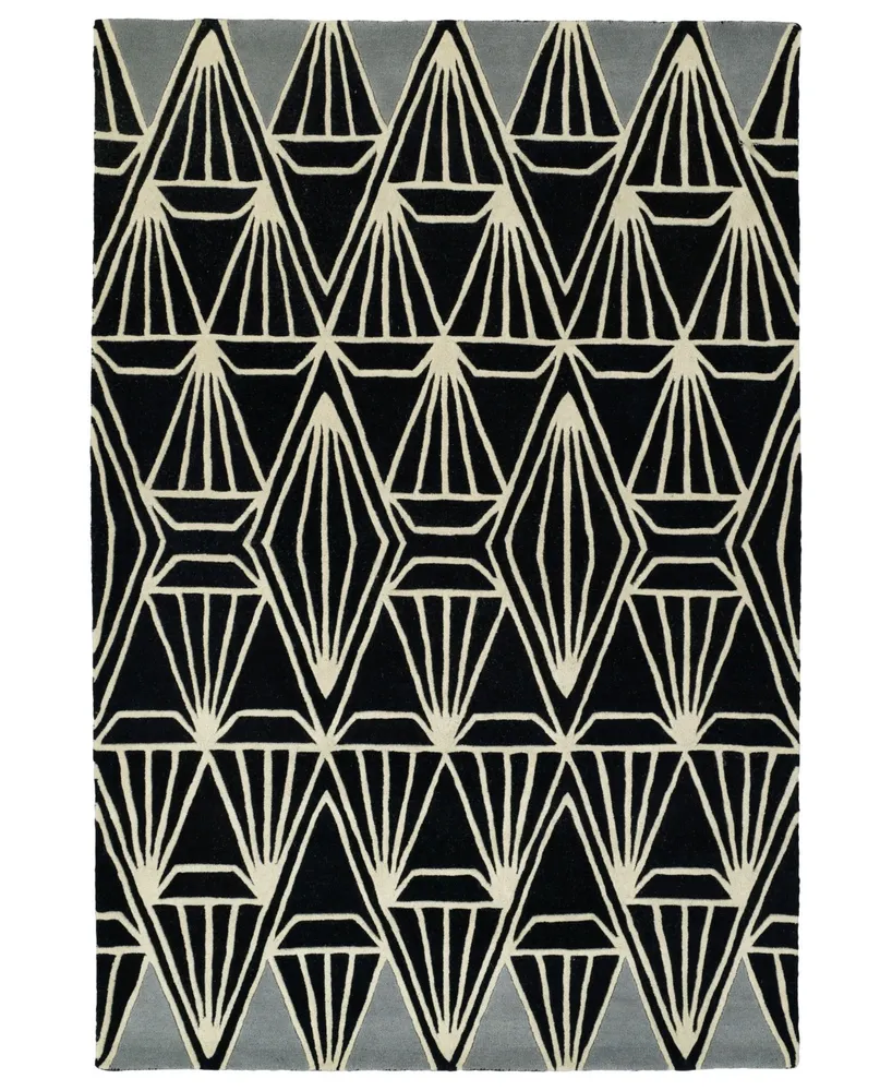 Kaleen Origami ORG01-02 Black 8' x 10' Area Rug