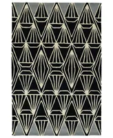 Kaleen Origami ORG01-02 Black 8' x 10' Area Rug