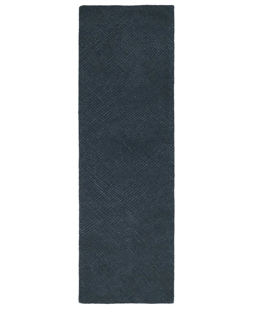 Kaleen Textura TXT06-10 Denim 2'6" x 8' Runner Rug