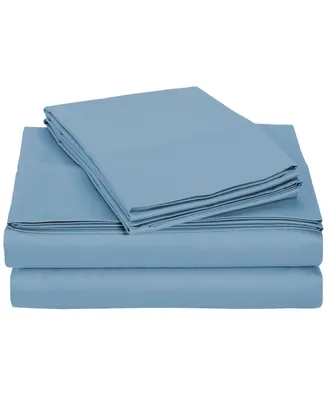 Universal Home Fashions University 6 Piece Solid Queen Sheet Set