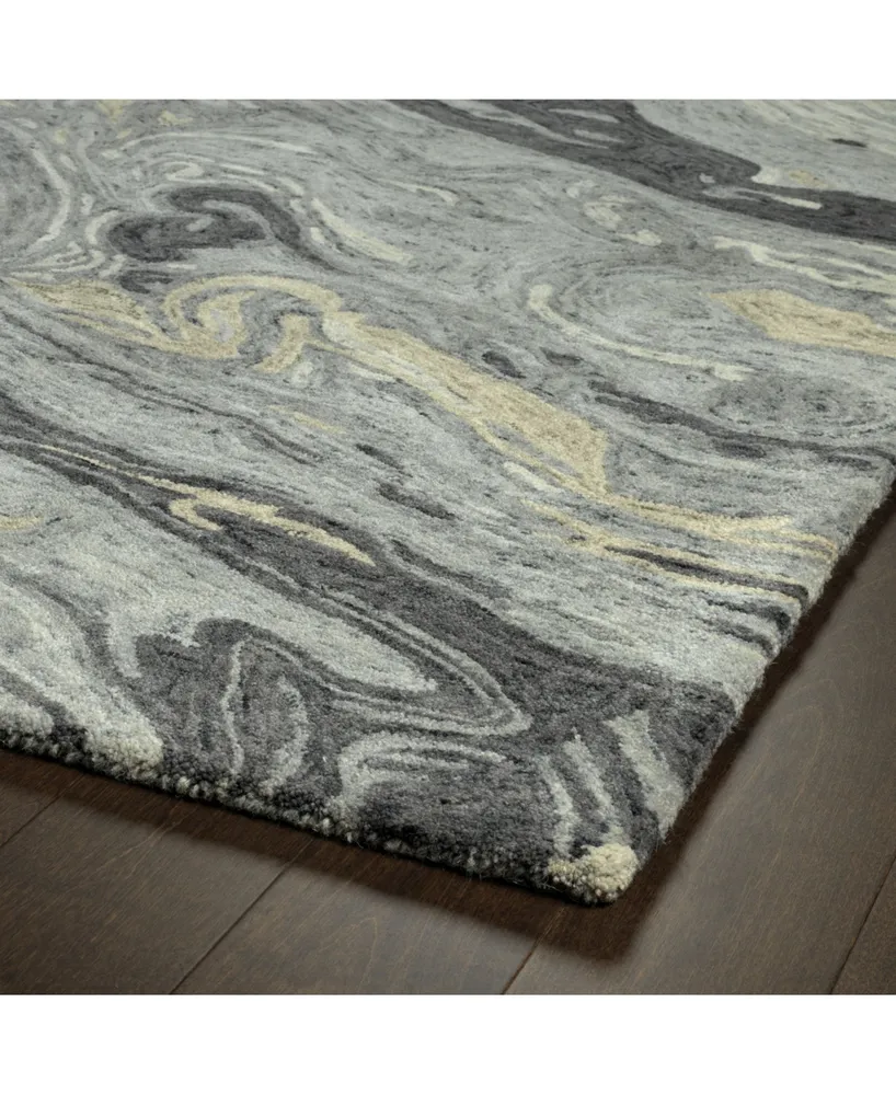 Kaleen Marble MBL01-68 Graphite 5' x 7'9" Area Rug