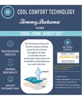 Tommy Bahama Cool Zone Solid 4 Piece Sheet Set