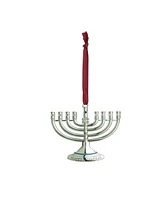 Northlight Regal Shiny Hanukkah Menora Holiday Ornament with European Crystal