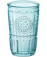 Bormioli Rocco Light Blue Romantic Water Glasses, Set of 4