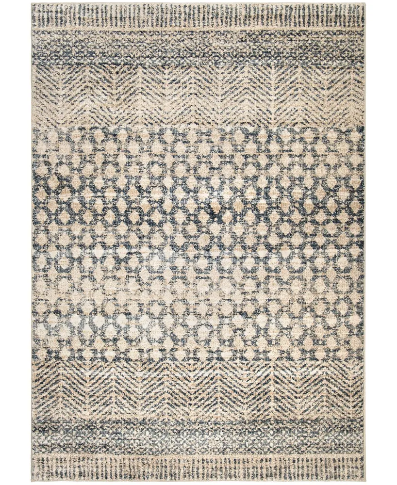 Orian Adagio Arrowhead Light Blue 6'5" x 9'6" Area Rug