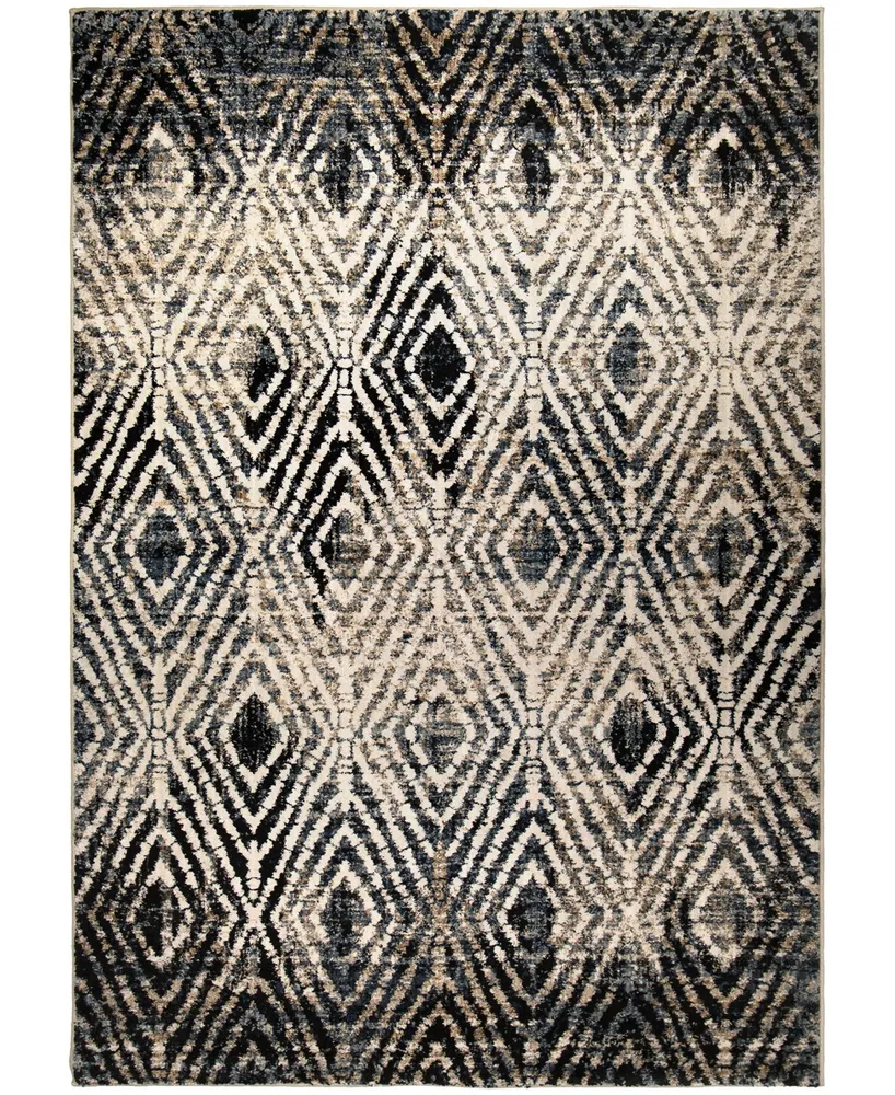 Orian Adagio Tribal Throne Off White 5'1" x 7'6" Area Rug