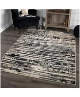 Orian Adagio Tree Tracks Indigo 6'5" x 9'6" Area Rug