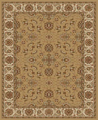 Closeout! Km Home 1592/1070/Beige Pesaro Beige 3'3" x 4'11" Area Rug