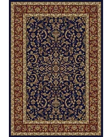 Closeout! Km Home 1318/1541/Navy Navelli Blue 5'5" x 8'3" Area Rug