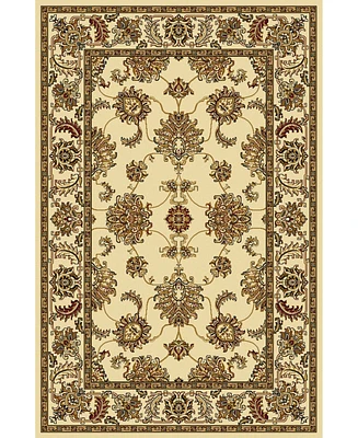Closeout! Km Home 1330/1213/Ivory Navelli Ivory 7'9" x 11'6" Area Rug