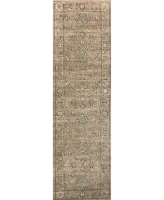 Closeout! Km Home /0013/Beige Cantu Beige 2'2" x 7'7" Runner Rug