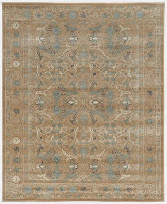 Closeout! Km Home 3564/0011/Beige Cantu Beige 5'3" x 7'3" Area Rug