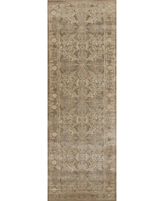 Closeout! Km Home 3564/0013/Beige Cantu Beige 2'2" x 7'7" Runner Rug