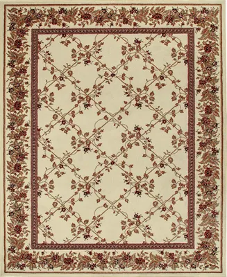 Closeout! Km Home 1590/2001/Ivory Pesaro Ivory 3'3" x 4'11" Area Rug