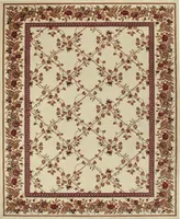 Closeout! Km Home 1590/2001/Ivory Pesaro Ivory 3'3" x 4'11" Area Rug