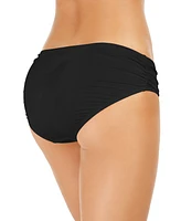 Michael Kors Shirred Bikini Bottoms