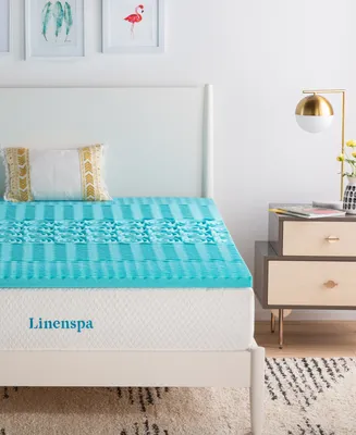 Linenspa Signature Collection 2" Zoned Gel Memory Foam Mattress Topper