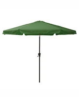 CorLiving 10ft Round Tilting Red Patio Umbrella