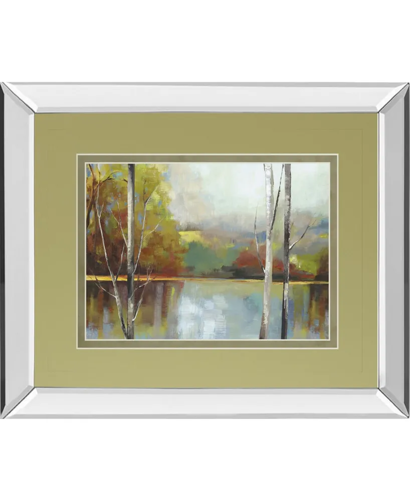 Classy Art Still Water by Trent Thompson Mirror Framed Print Wall Art - 34" x 40"