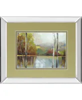 Classy Art Still Water by Trent Thompson Mirror Framed Print Wall Art - 34" x 40"