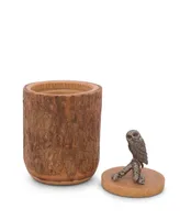 Vagabond House Owl Wood Canister