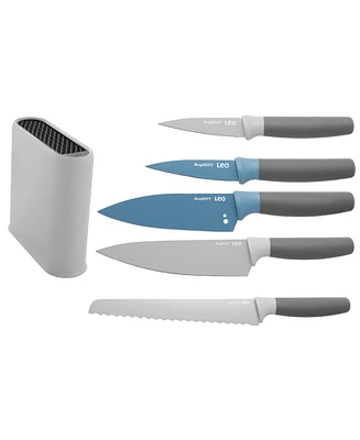 BergHOFF Leo Collection 6-Pc. Cutlery Set with Universal Block