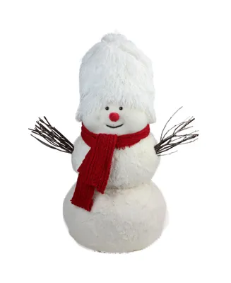 Northlight 24.5" Snowman with Red Scarf Table Top Decoration