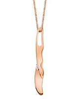 Diamond (1/8 ct. t.w.) Pendant 14k White, Yellow or Rose Gold