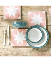 Denby Azure Haze 16-Pc Dinnerware Set, Service for 4