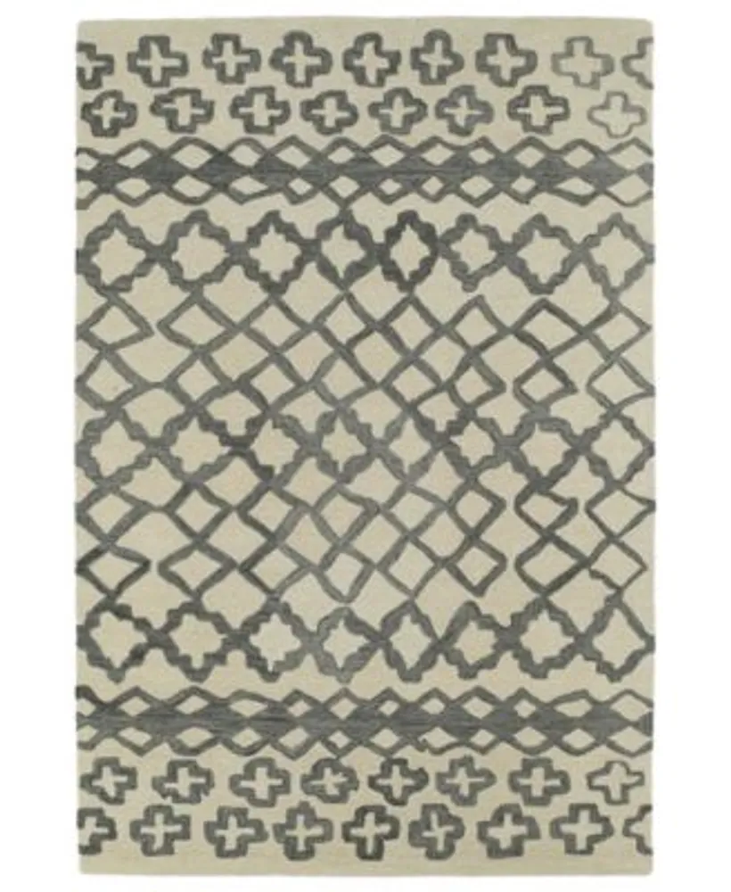 Kaleen Casablanca Cas01 75 Gray Area Rug Collection