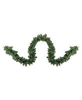 Northlight 9' Pre-Lit Deluxe Windsor Pine Artificial Christmas Garland - Clear Lights