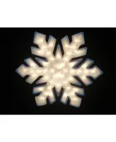 Northlight 20" Lighted Snowflake Christmas Window Silhouette Decoration