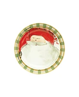 Vietri Old St. Nick Red Salad Plate