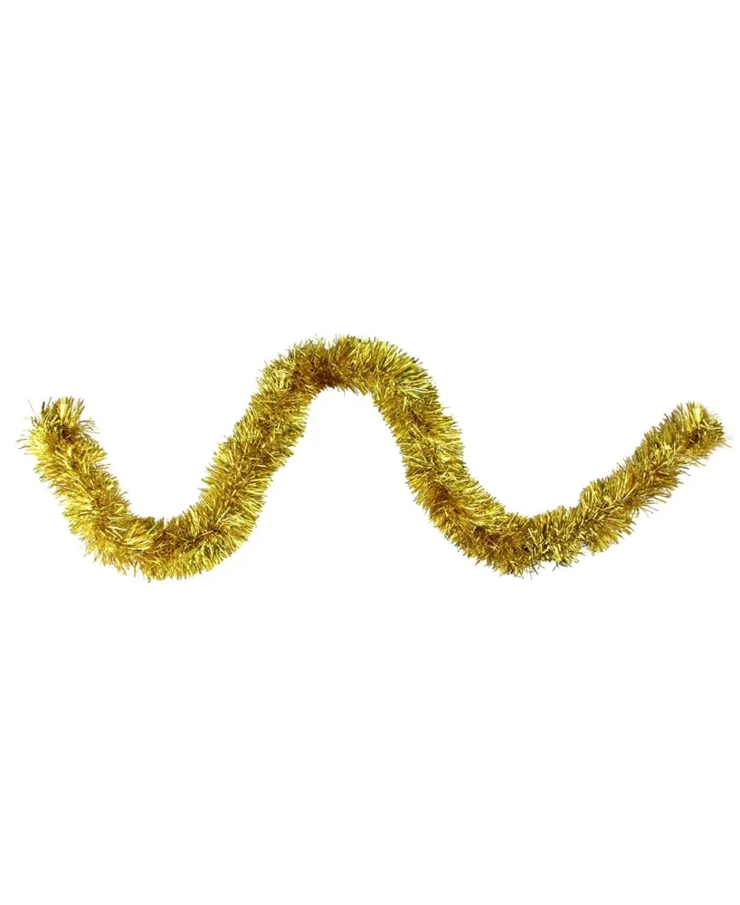 Northlight 50' x 4 Iridescent Wide Cut Tinsel Garland