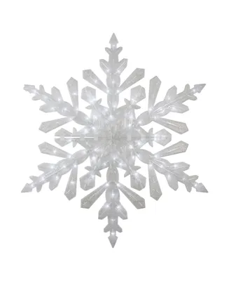 Northlight 47" Led Lighted Twinkling Cool White Snowflake Christmas Outdoor Decoration