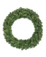 Northlight 30" Pre-Lit Canadian Pine Artificial Christmas Wreath