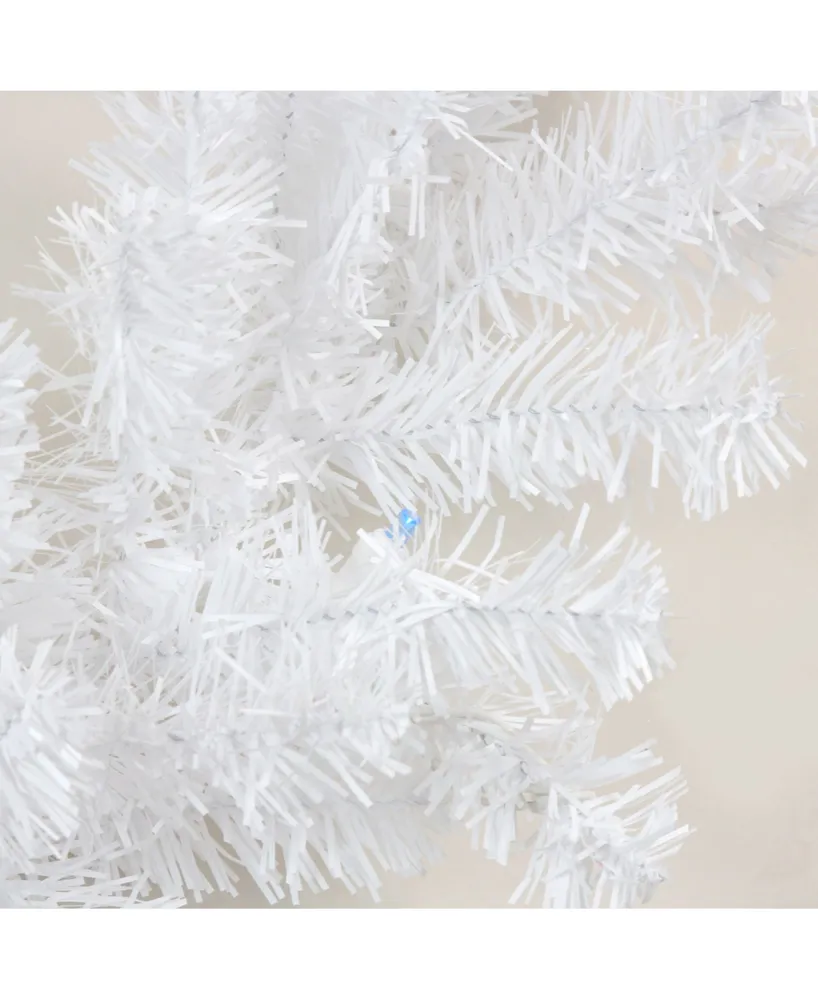 Northlight 9' Battery Operated Pre-Lit Led White Artificial Christmas Garland - Multi Lights