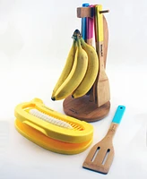 BergHOFF CooknCo Bamboo Banana Hanger & Cutter Set