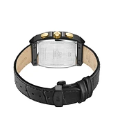 Jbw Men's Echelon Diamond (1/4 ct. t.w.) Watch in Black Ion-plated Stainless Steel 41mm