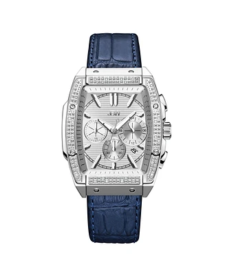 Jbw Men's Echelon Diamond (1/4 ct. t.w.) Watch in Stainless Steel 41mm