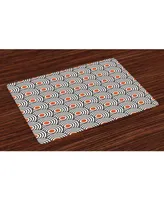 Ambesonne Modern Art Place Mats, Set of 4