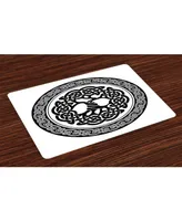 Ambesonne Celtic Place Mats