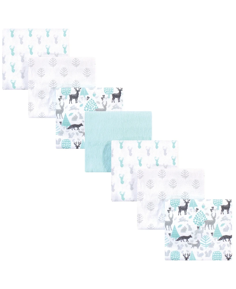 Hudson Baby Infant Cotton Flannel Receiving Blankets Bundle