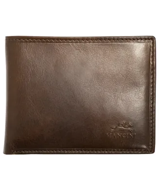 Men's Mancini Boulder Collection Rfid Secure Wallet with Removable Passcase and Coin Pocket