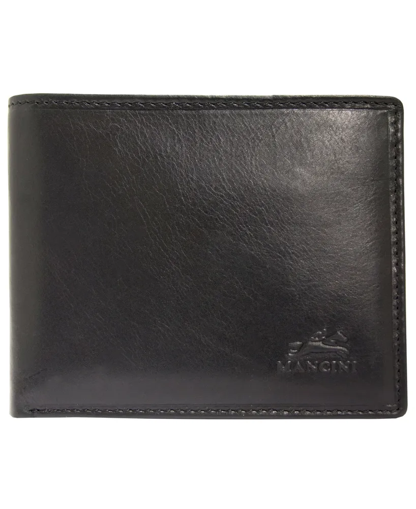 Men's Mancini Boulder Collection Rfid Secure Wallet with Removable Passcase and Coin Pocket